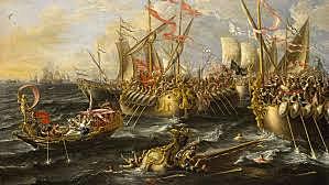 Destrucción de la flota romana