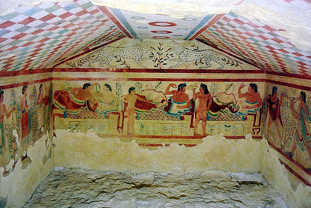 Mural Tumba de los Leopardos