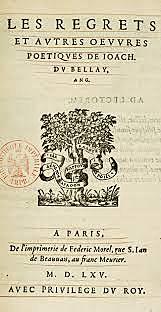 Les regrets - Bellay