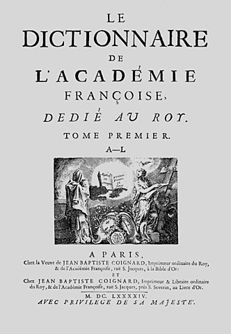 Des premiers dictionnaires de la langue française