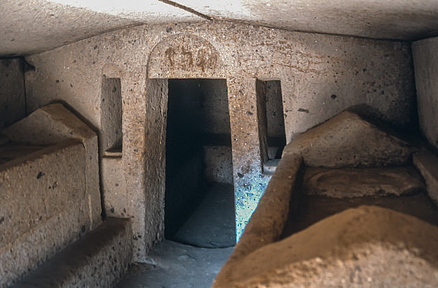 Túmulo II en Cerveteri