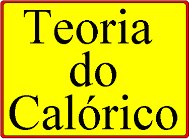 TEORIA DO CALÓRICO