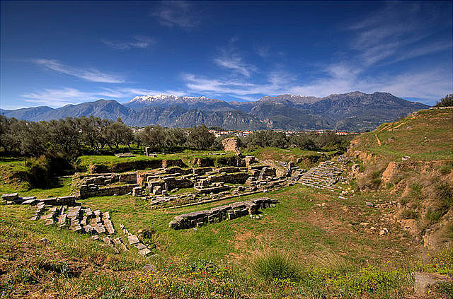 GRECIA. Teatro de la Acrópolis de Esparta