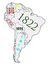 INDEPENDENCE OF SOUTH AMERICA