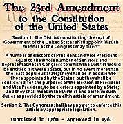 23rd Amendment