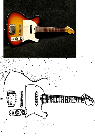 Guitarra eléctrica Antigua