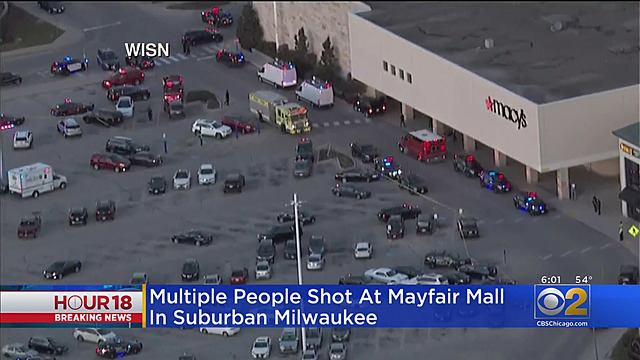 At least 8 people injured in a mass shooting at the Mayfair Mall in Wauwatosa, WI