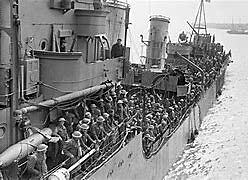 British, French, and Belgian troops to safety across the Channel.