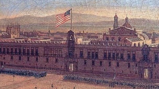 EUA invade el Palacio Nacional.