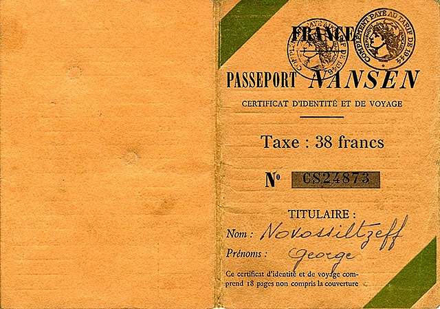 Pasaporte Nansen (certificat Nansen)