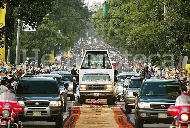 Visita de San Juan Pablo II