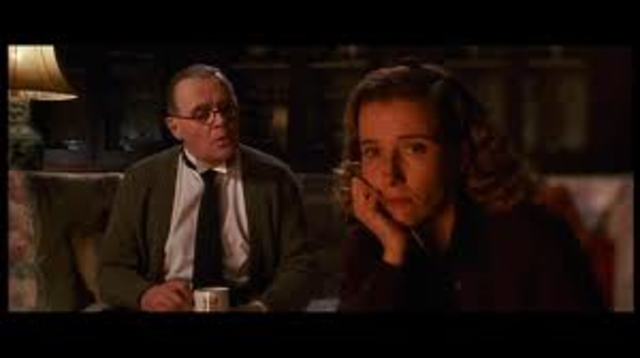 Miss Kenton and Mr Stevens abandoned their routine of meeting over a cup of cocoa.