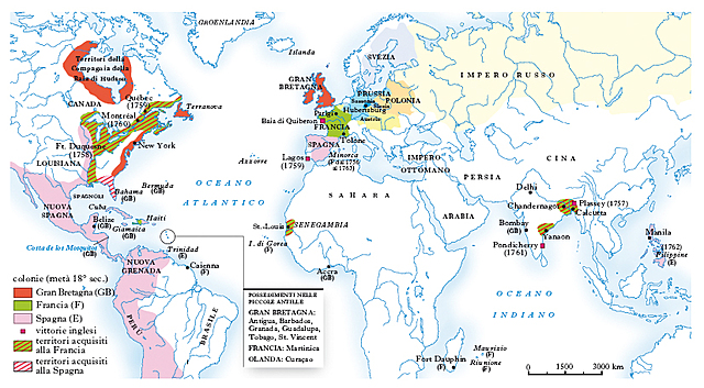 GUERRA DEI SETTE ANNI (1756-63) - 2 CONTESTI