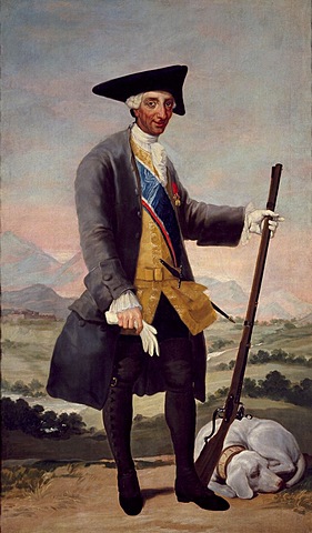 "Carlos III, cazador" - Goya