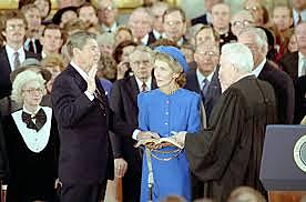 Reagan inaugurated