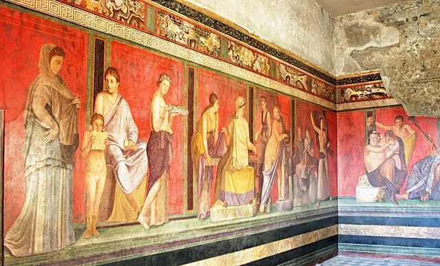 Villa de los Misterios en Pompeya