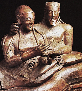 Sarcófago de los esposos.