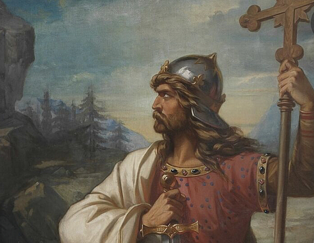 Victoria de Pelayo en Covadonga