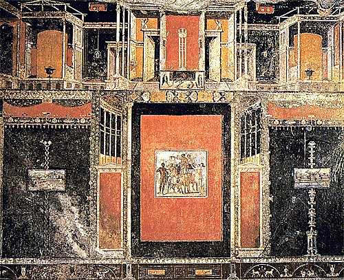 Frescos Casa de Lucrecio Fronto en Pompeya