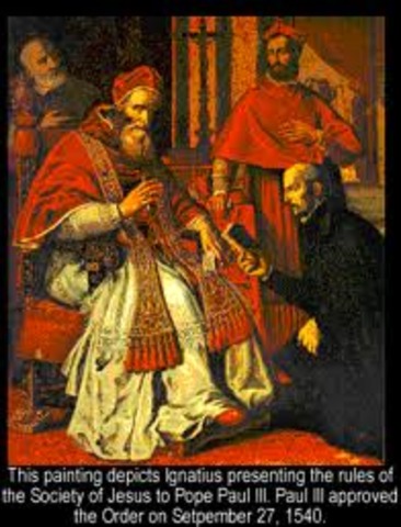 The Society of Jesus becomes a religious order