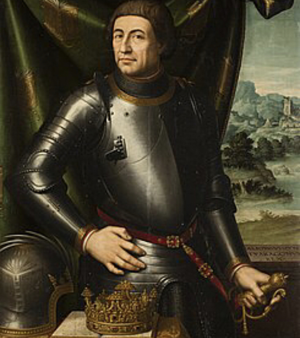 Alfonso V de Aragón Rey de Nápoles.