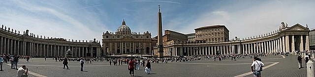 Bernini projecta la plaça de Sant Pere del Vaticà