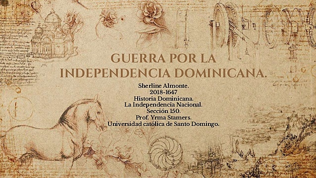 Inicio de la guerra de independencia de Santo Domingo.