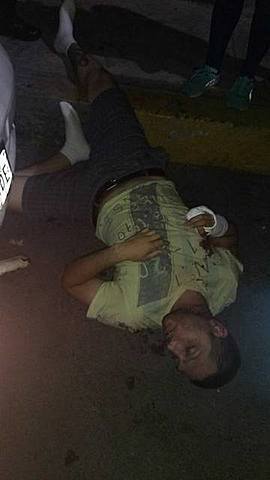 LECIONADO CON ARMA DE FUEGO