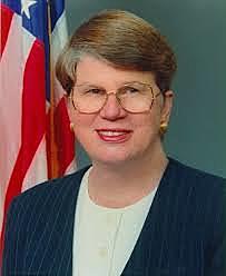 Janet Reno becomes Attorney General