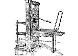 La primera imprenta anglo-estadounidense fue inaugurada por Stephen Daye en Cambridge, Massachusetts