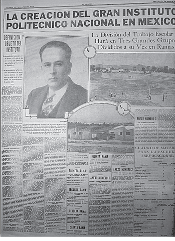 Creación del Instituto Politécnico Nacional (IPN)