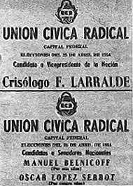 Creación de la Unión Cívica Radical: