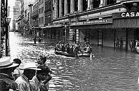 Inundación en México.