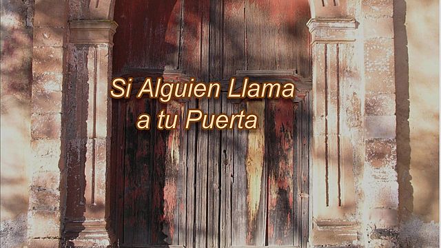 Poema (Si alguien llama a tu puerta)