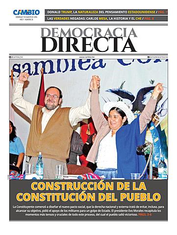 APROBACIÒN ORGÁNICA DE LA NUEVA CONSTITUCIÓN POLÍTICA DEL ESTADO