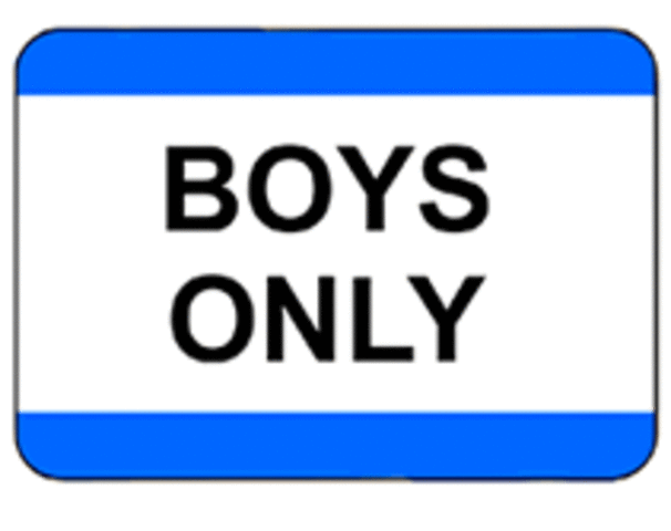 Delegates Restricted Membership to only boys.