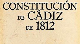 Timeline: CRISIS DE LA MONARQUÍA BORBÓNICA. LA GUERRA DE LA INDEPENDENCIA Y LOS COMIENZOS DE LA REVOLUCIÓN LIBERAL. CONSTITUCIÓN DE CÁDIZ DE 1812