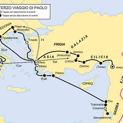 Timeline: TERZO VIAGGIO DI PAOLO