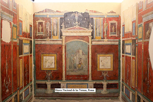 Decoración de una casa cerca de Farnesina, Roma