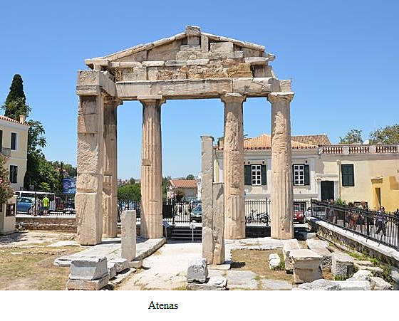 Pórtico de entrada al Ágora romana