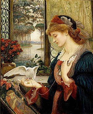 Marie Spartali Stillman (Love's messenger)