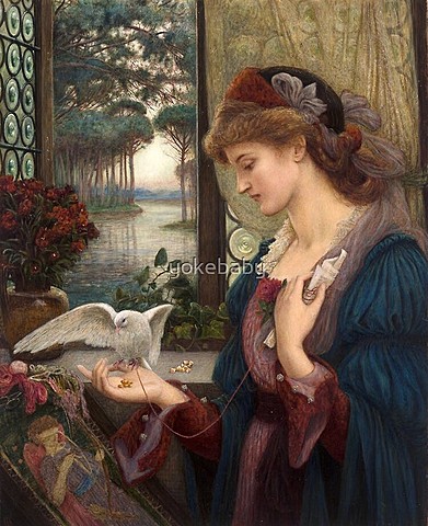 Mensajero del amor de Marie Spartali Stillman
