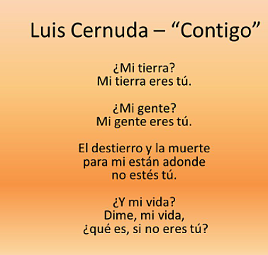 Contigo (Luis Cernuda)