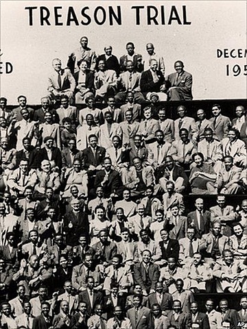 Nelson Mandela arrested