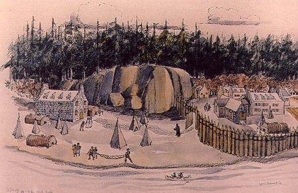 Fondation de la réduction de Sillery.