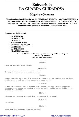 Entremés de la guarda cuidadosa