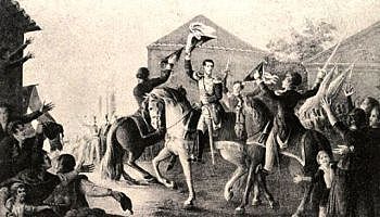 Inicio de los pronunciamientos liberales.