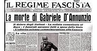 Morte Gabriele D'Annunzio