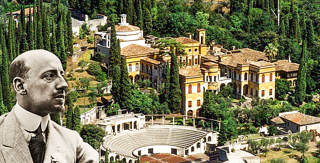 Gabriele D'Annunzio si trasferisce a Gardone Riviera