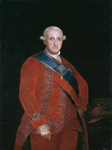 Llegada al trono de Carlos IV.